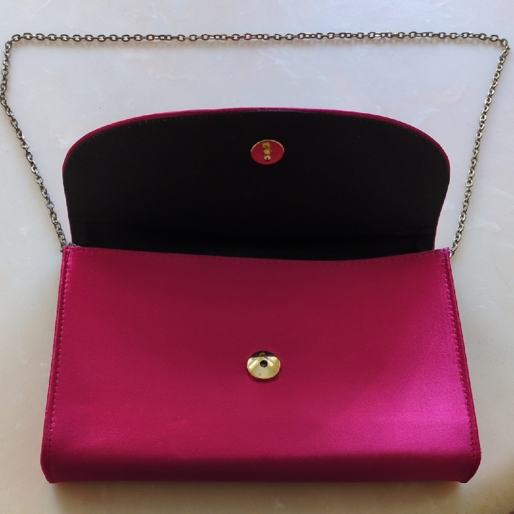 Elegant Pink Clutch Bag - Picture 3 of 5